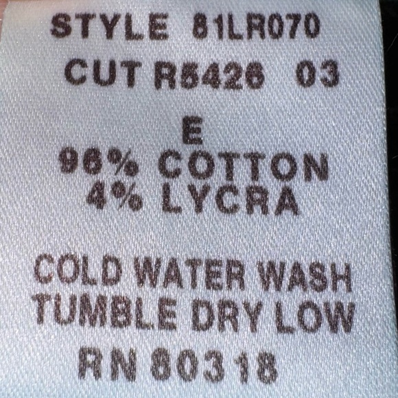 Lucky Brand Dungarees women’s 10/30 flare jeans long inseam 34 distressed hem - Picture 6 of 8